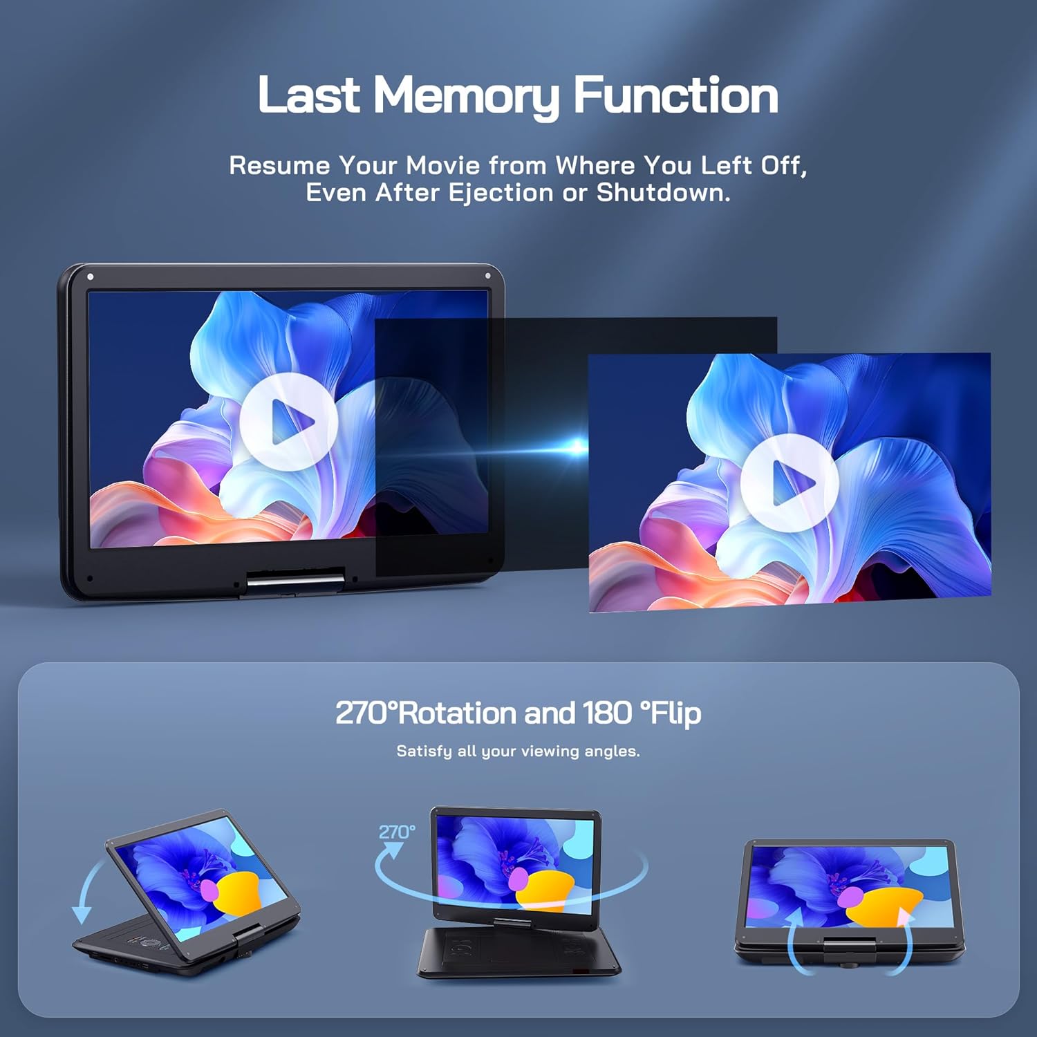 Thumbnail 5 de WOLFANG 17.5" Portable DVD Player 15.6"