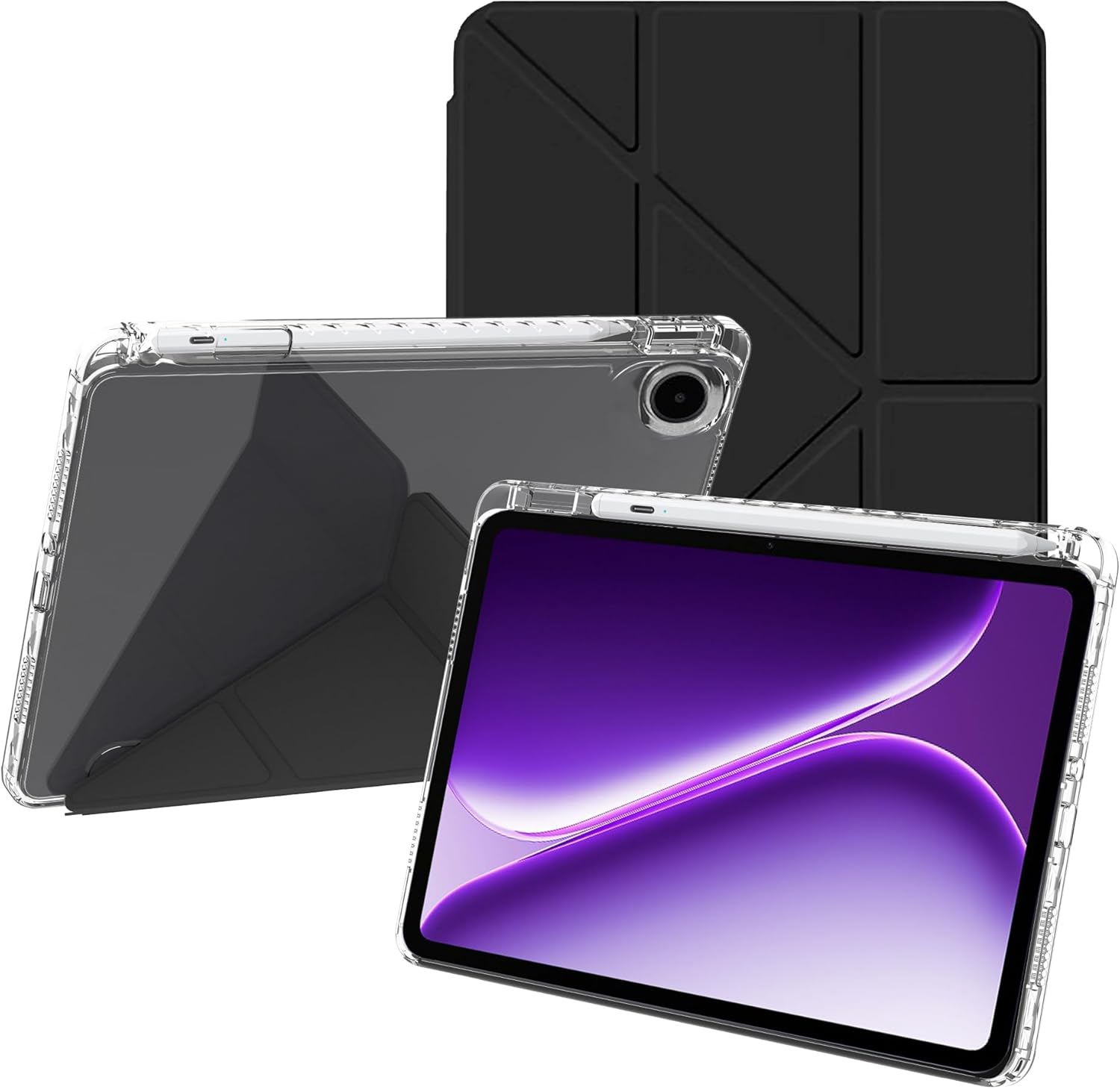 Thumbnail 6 de Hülle für OnePlus Pad Go 2 / OPPO Pad 5 von FDHYFGDY – Klapp-Case mit Sleep/Wake, Stiftschlitz und Schutz aus Mikrofaser & PU