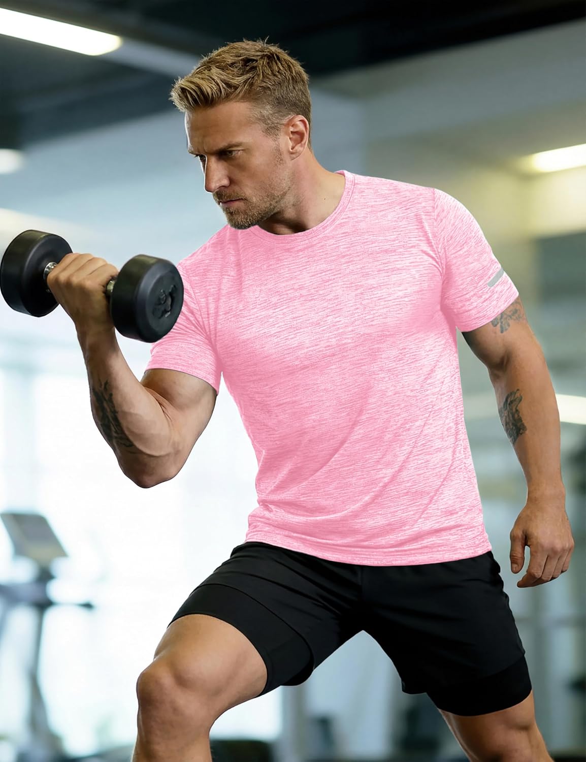 Thumbnail 2 de MAGCOMSEN Men's T Shirt – Quick-Dry, Lightweight Short Sleeve for Gym and Run