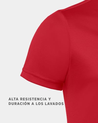 Thumbnail 2 de Joma Hobby, Polo para Hombre Rojo (600) 2XL: cómodo polo deportivo para uso diario