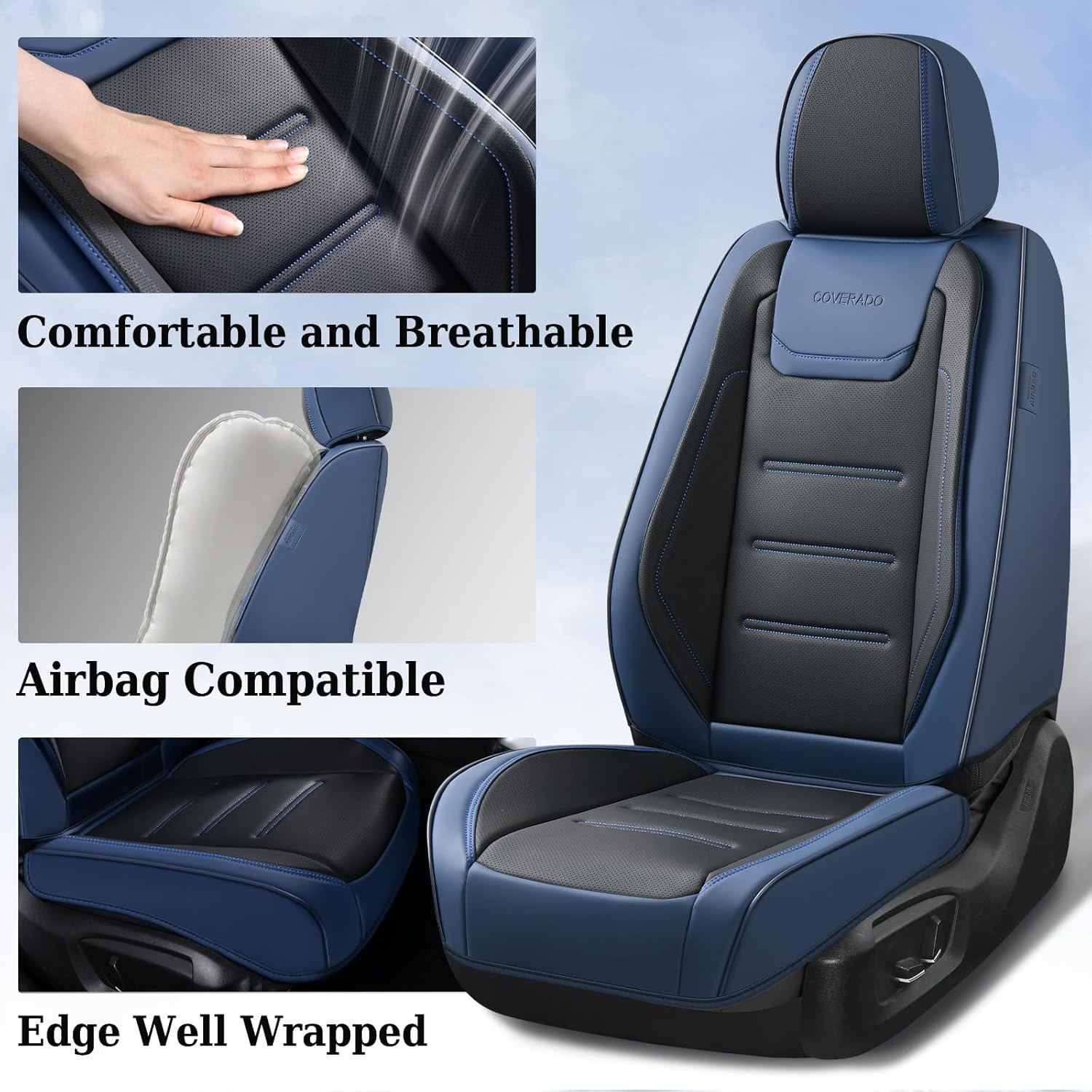 Detalle de Car Seat Covers Waterproof Set for Most Cars