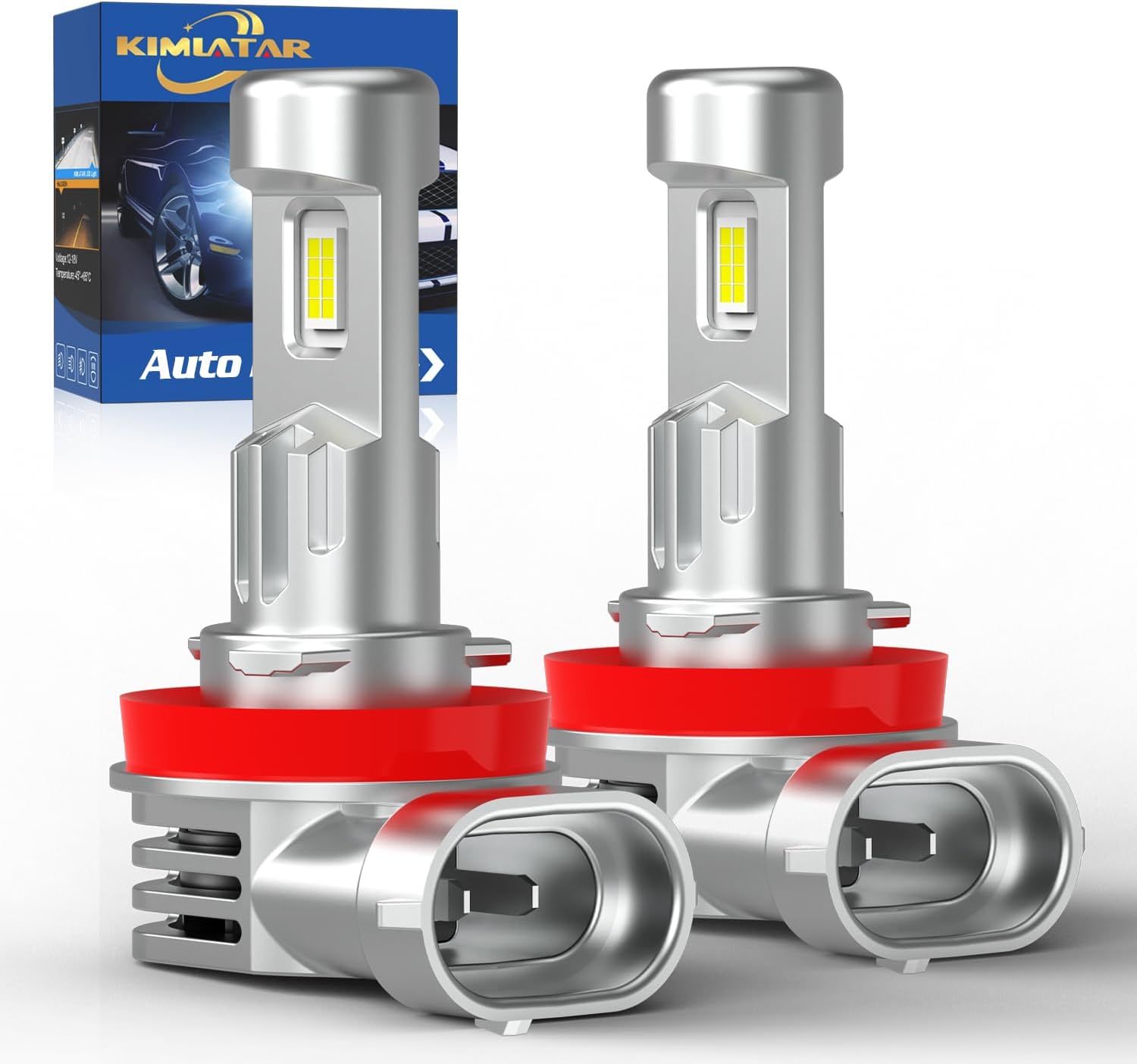 Thumbnail 6 de KIMLATAR H11 60000LM LED Bulbs 6500K