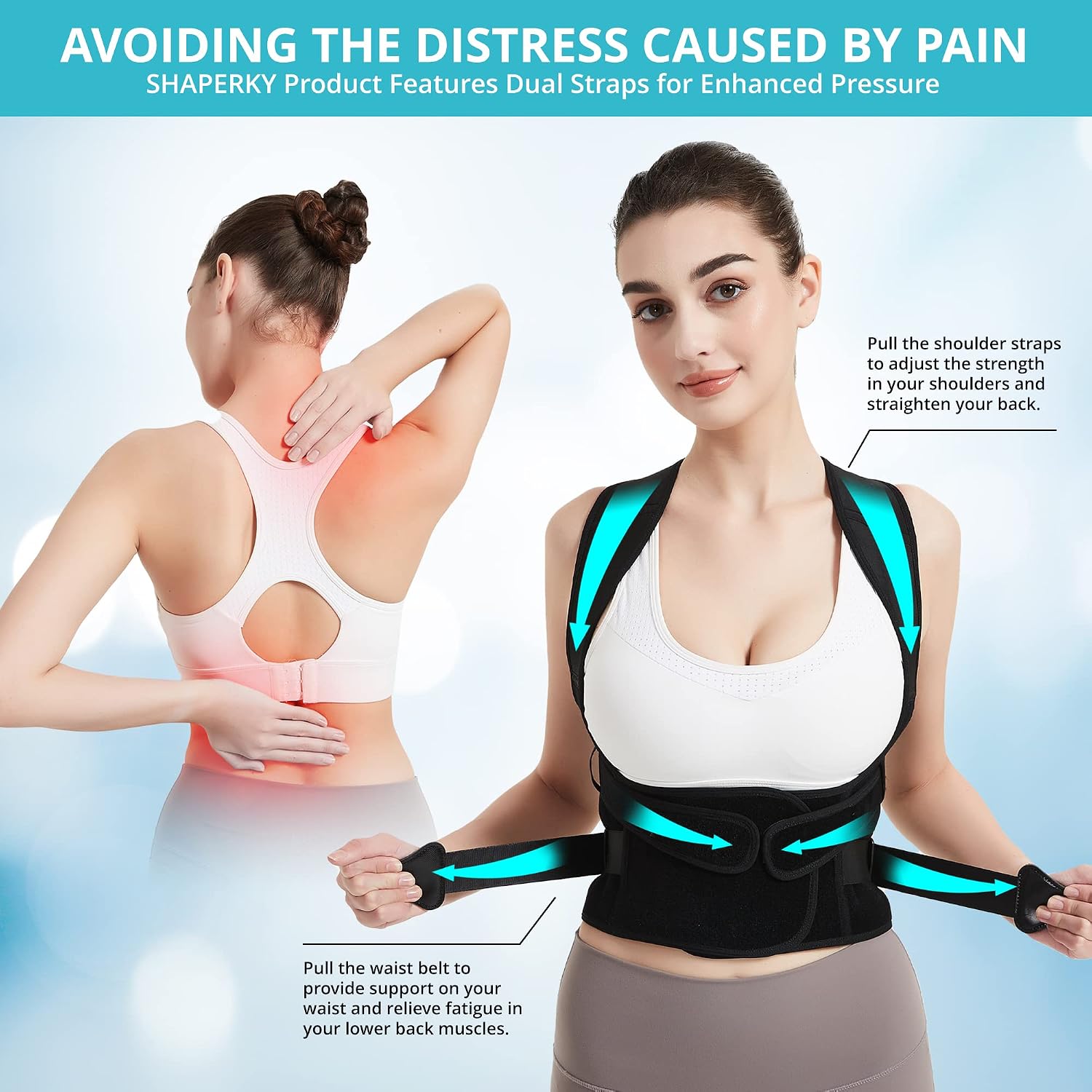 Thumbnail 3 de SHAPERKY Posture Corrector S back support
