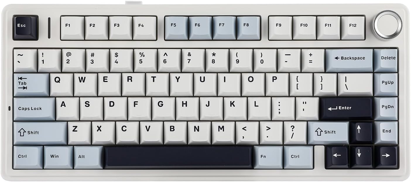 Detalle de EPOMAKER F75 gasket mechanical keyboard ⌨