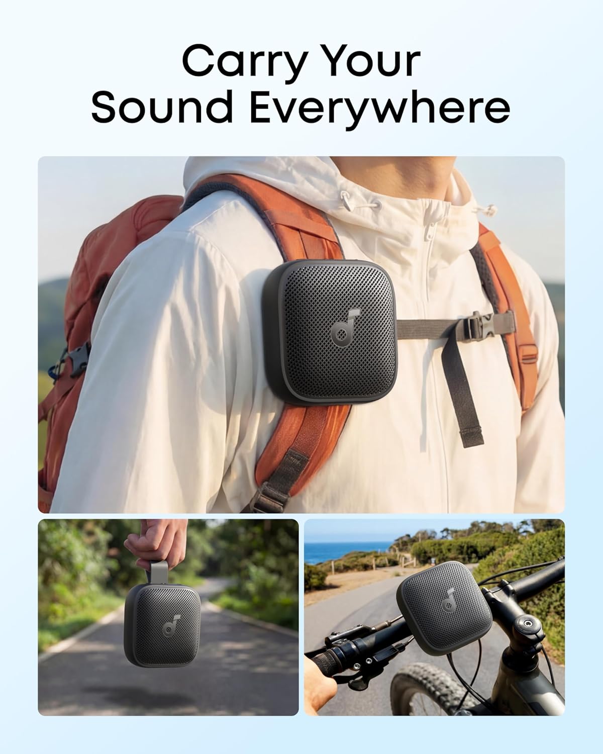 Thumbnail 3 de Soundcore Boom Go 3i Portable Bluetooth Speaker by Anker: 15W Power, 24H Battery, IP68 Ruggedness