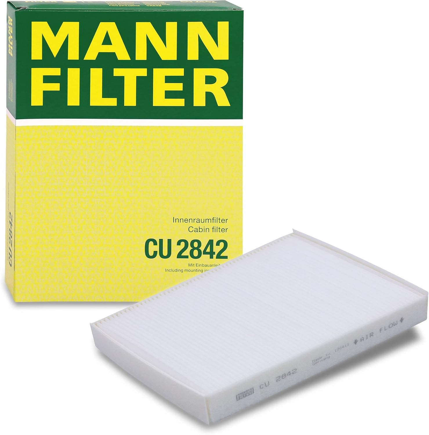 Thumbnail 6 de MANN-FILTER CUK 2842 Cabin Air Filter – Pollen Filter with Activated Carbon for Cars & Transporters
