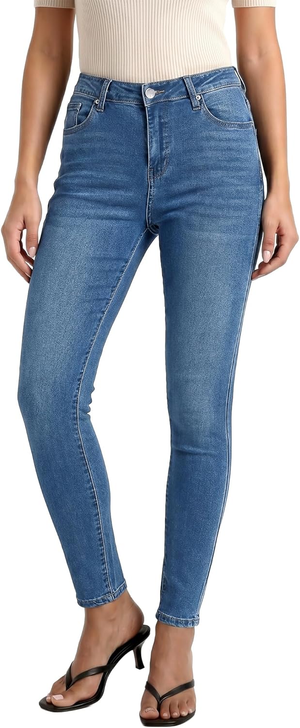 Detalle de GRAPENT Skinny Jeans High Waist Slimming 1️⃣