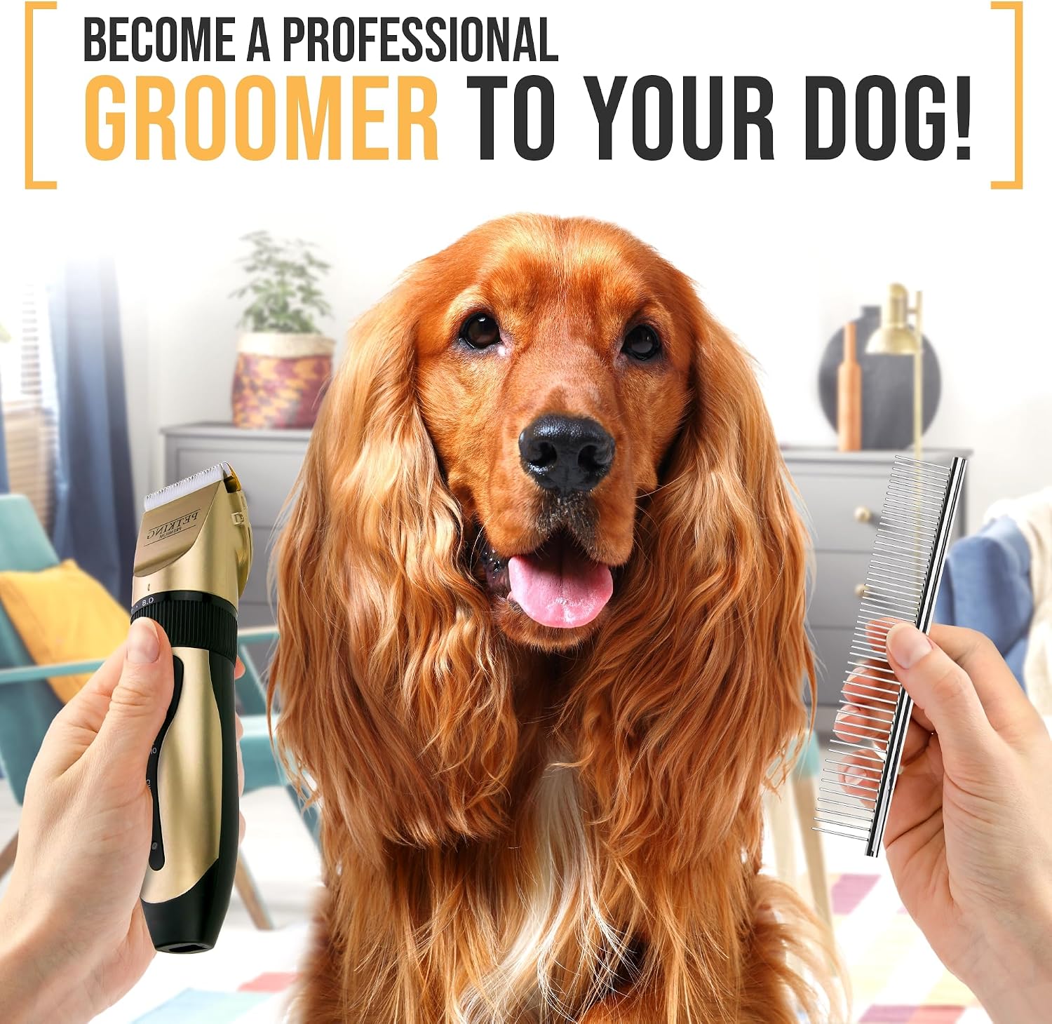 Detalle de PetKing Premium Dog Clippers: A Practical Grooming Kit for Home & Pro Use