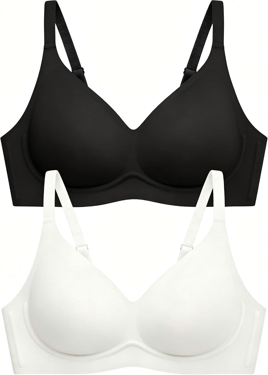 Thumbnail 6 de Cuteio Wireless Jelly Bras for Women No Underwire - S-2XL Seamless Padded T-Shirt Bralette with Support