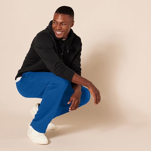 Thumbnail 4 de Amazon Essentials Men's Fleece Open Bottom Sweatpant (Big & Tall), Blue, XXL