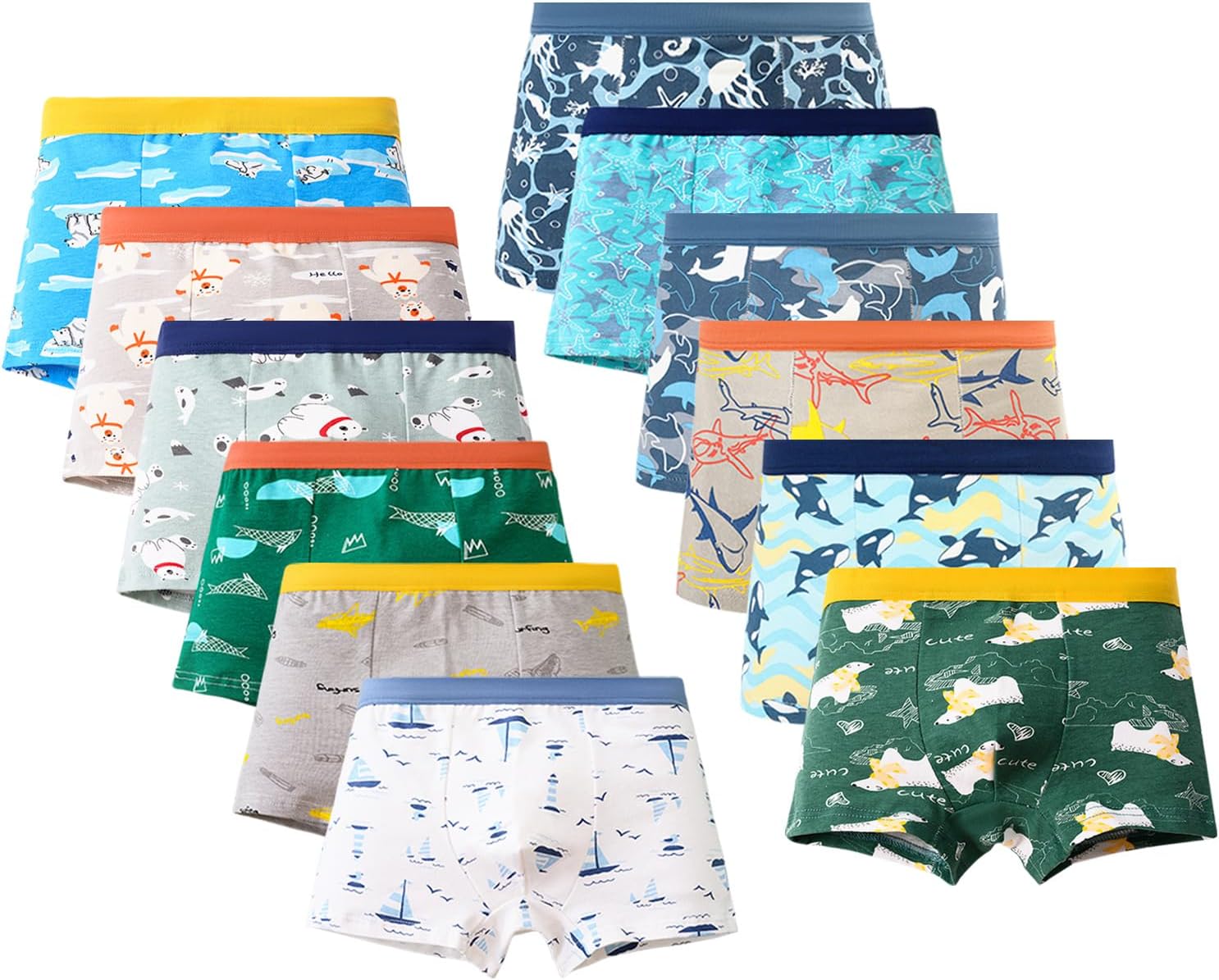 Thumbnail 5 de HAGOT Jungen Boxershorts Baumwolle 12er-Pack