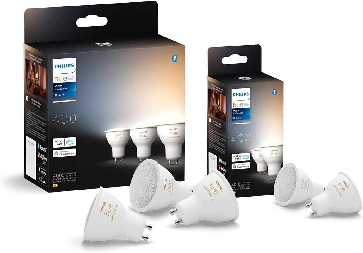Thumbnail 1 de Philips Hue - Pack de 5 Bombillas LED Inteligentes GU10