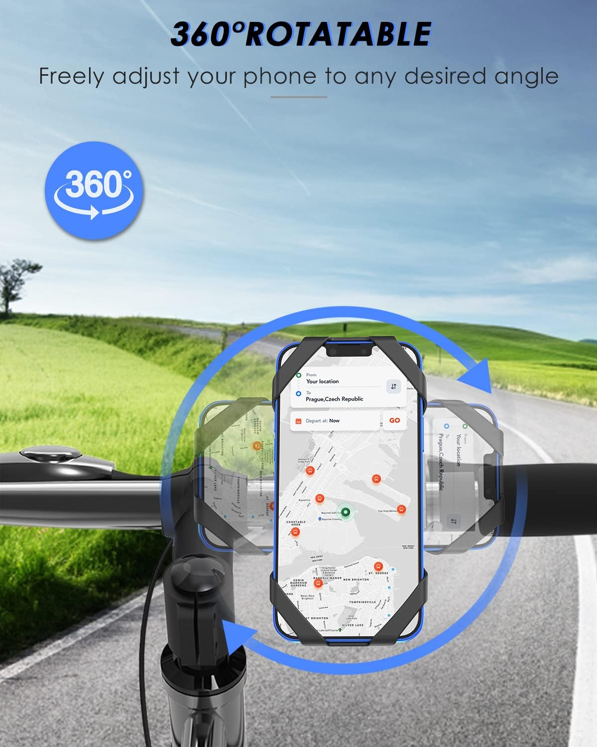 Thumbnail 2 de Handyhalterung fürs Fahrrad 360° Drehung