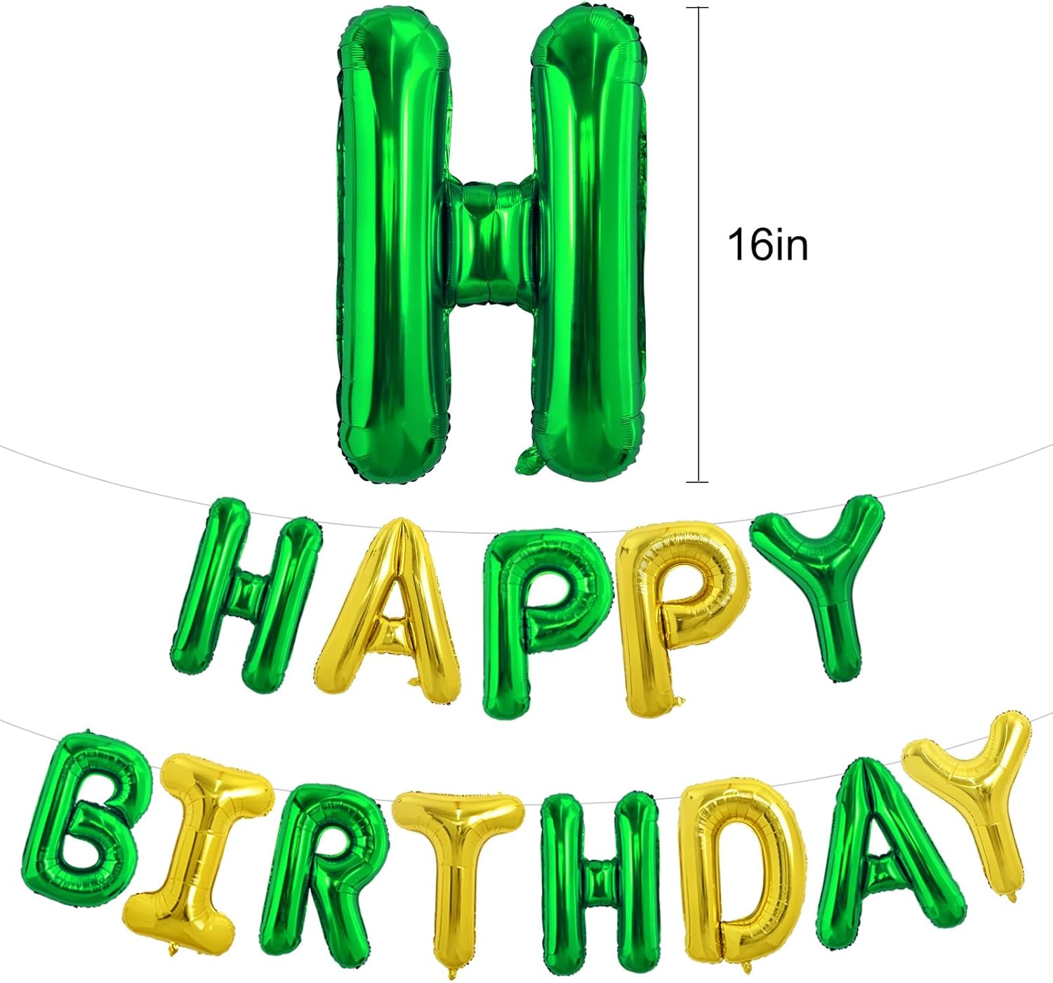 Thumbnail 3 de TONIFUL Happy Birthday Balloons 16 Inch 🎉