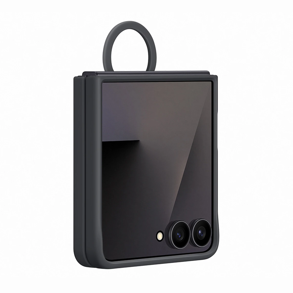 Thumbnail 2 de Samsung Funda Silicona con anillo negra para Galaxy Z Flip7 📱