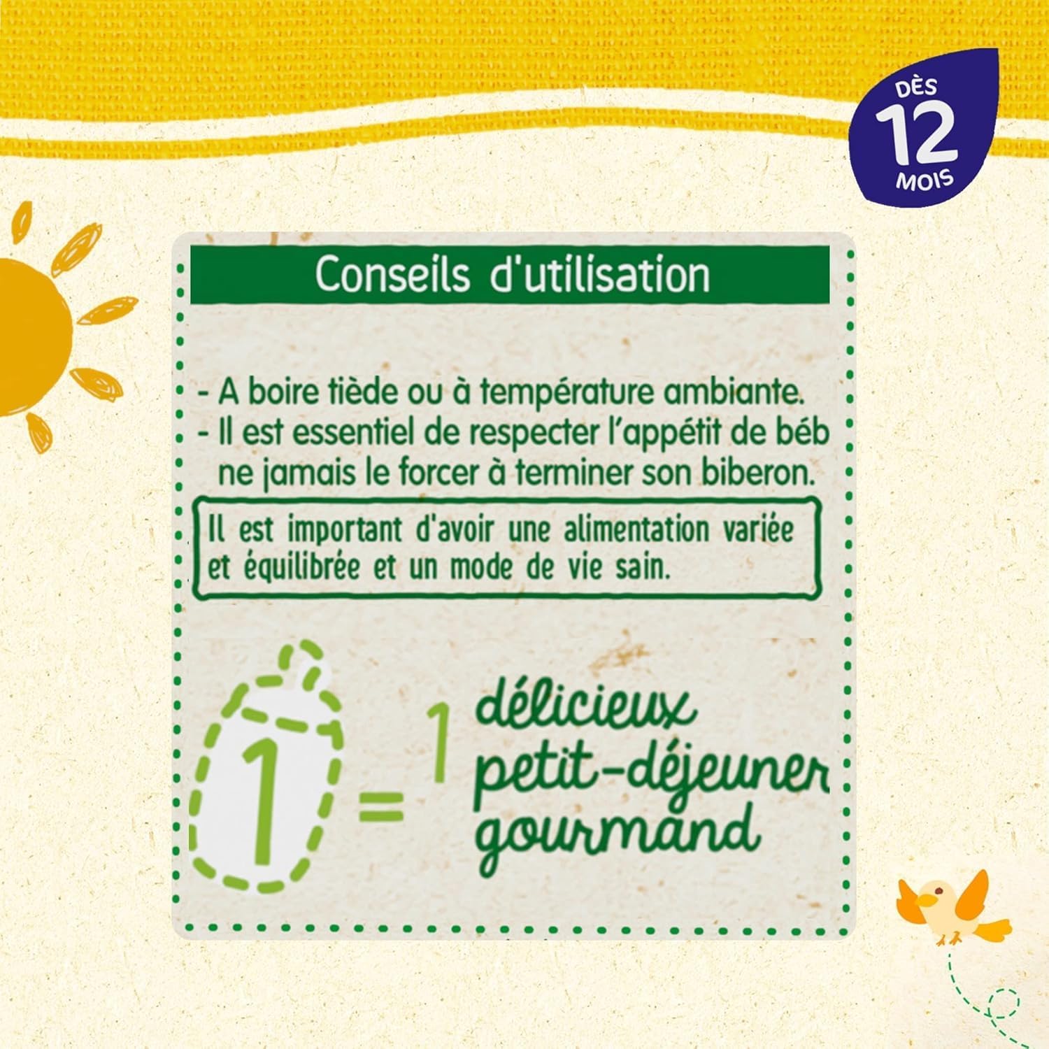 Thumbnail 4 de Blédina Blédidej céréales bébé 250 mL