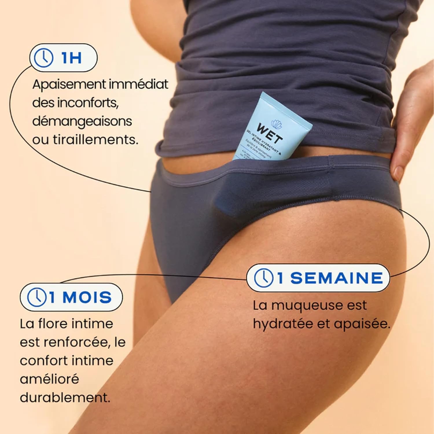 Thumbnail 4 de Circles WET Gel Intime Apaisant & Rééquilibrant 60 ml