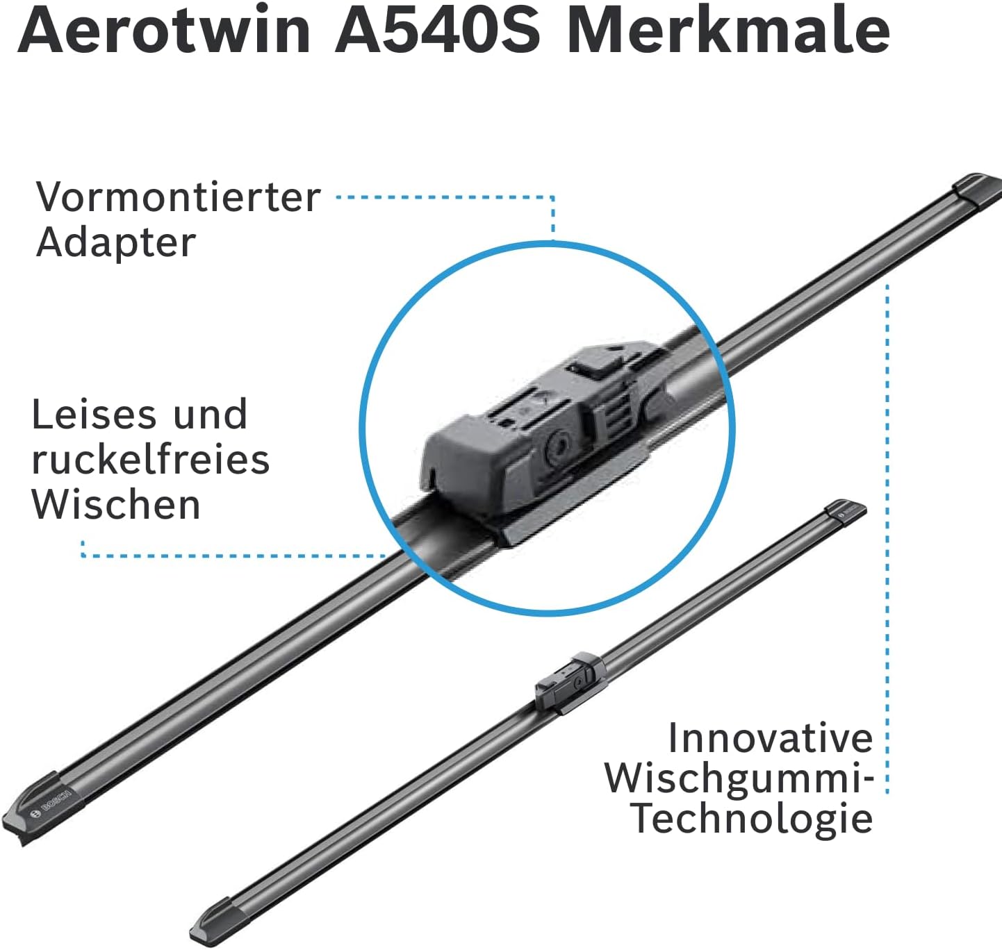 Thumbnail 5 de Bosch Aerotwin A540S Scheibenwischer 680 mm đ