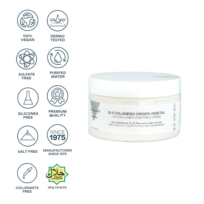 Thumbnail 1 de Valquer Crema Facial G-3 Colágeno 250 ml 🧴