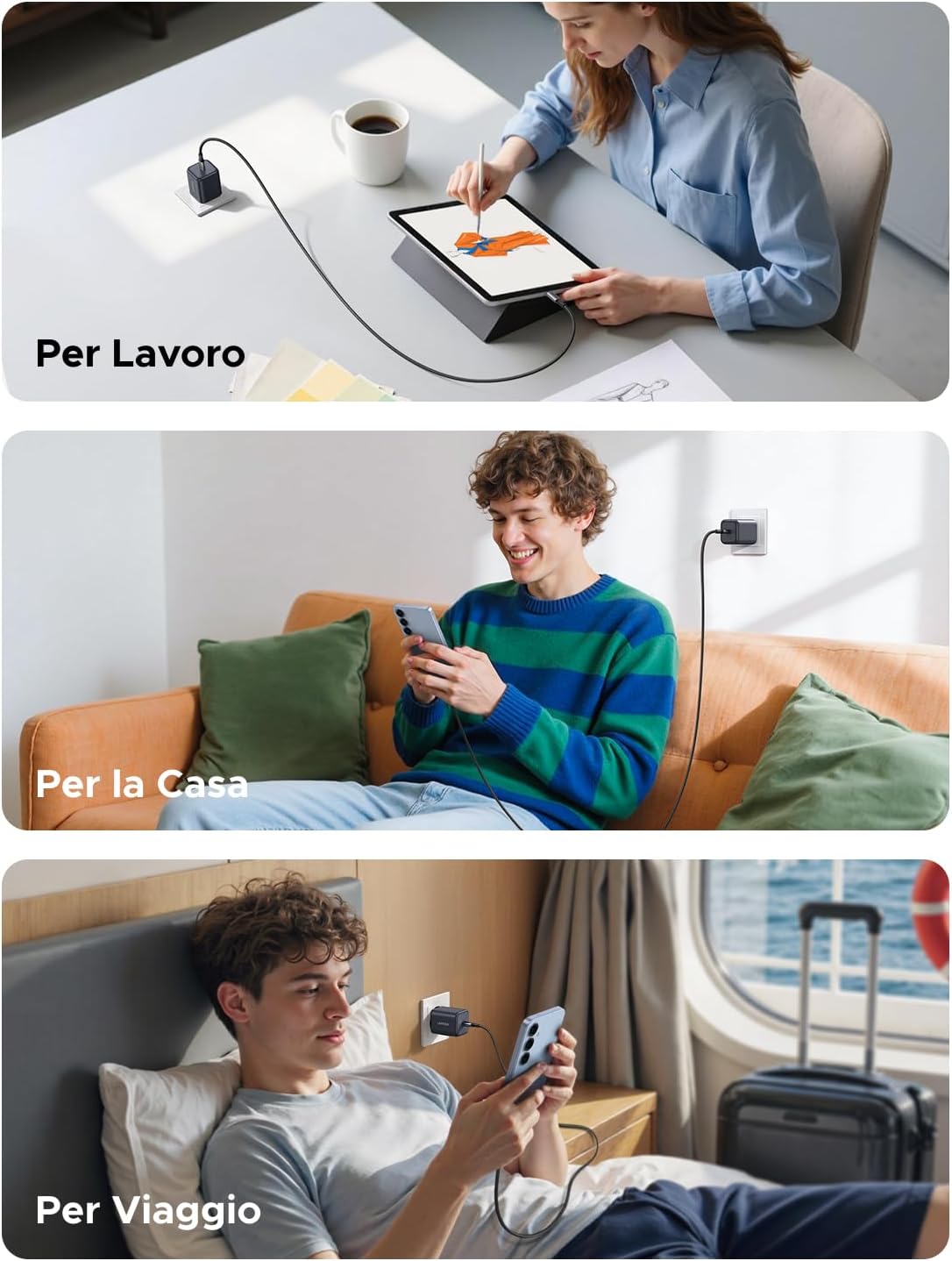 Thumbnail 6 de UGREEN Zapix Caricatore USB-C 45W GaN con Super Fast Charging 2.0, PD 3.0/PPS