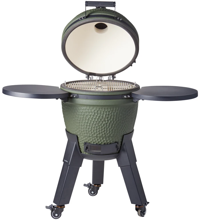 Thumbnail 17 de Moddern Green Complete – keramischer Kamado-Grill mit verstellbarem Rost und stabilem Untergestell