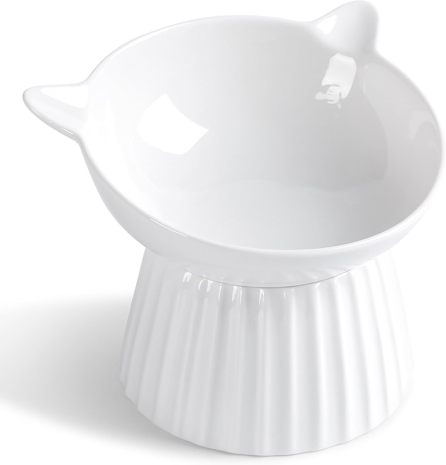 Thumbnail 6 de Raised Tilted Cat Bowl Ceramic Elevated Anti-Vomiting 1 🐱