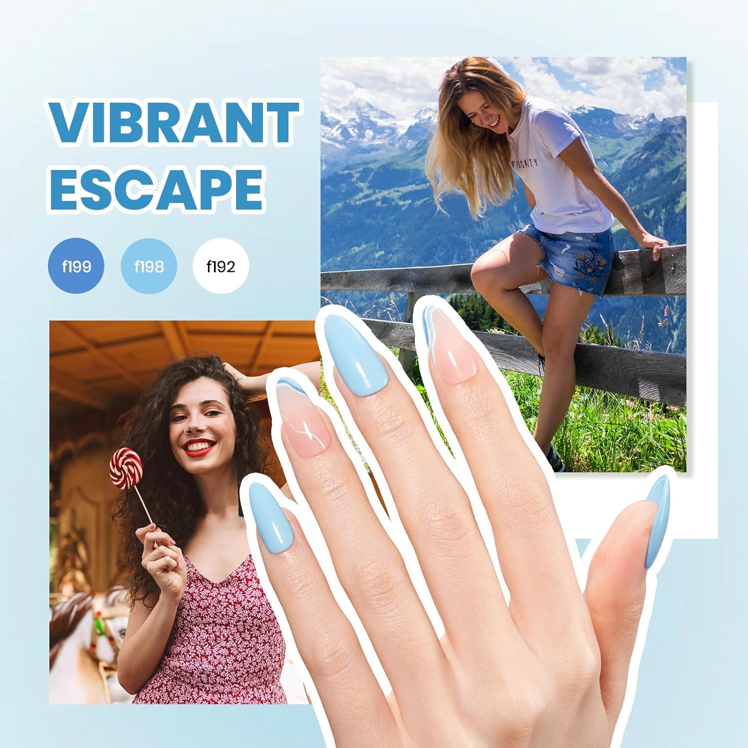 Thumbnail 2 de Beetles Gel Nail Polish Kit with UV Light 32 Colors