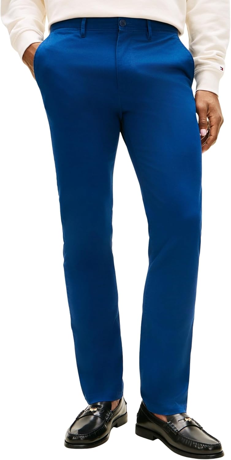 Detalle de Tommy Hilfiger Chino Homme – Sergé de coton extensible