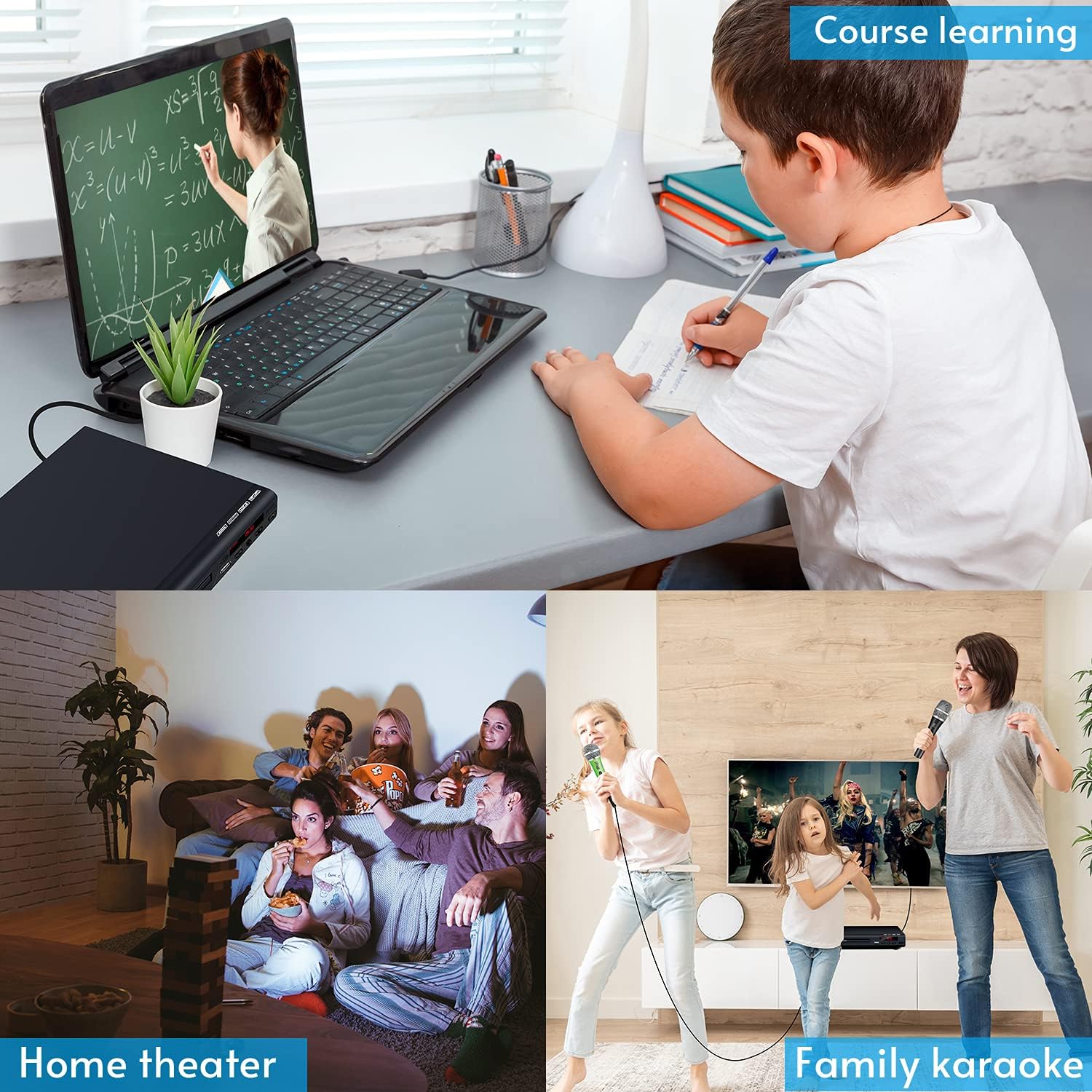 Detalle 2 de Full HD 1080p Upscaling DVD Player with HDMI Output (All-Region Free), USB Port, Remote & AV/HDMI Cable Included