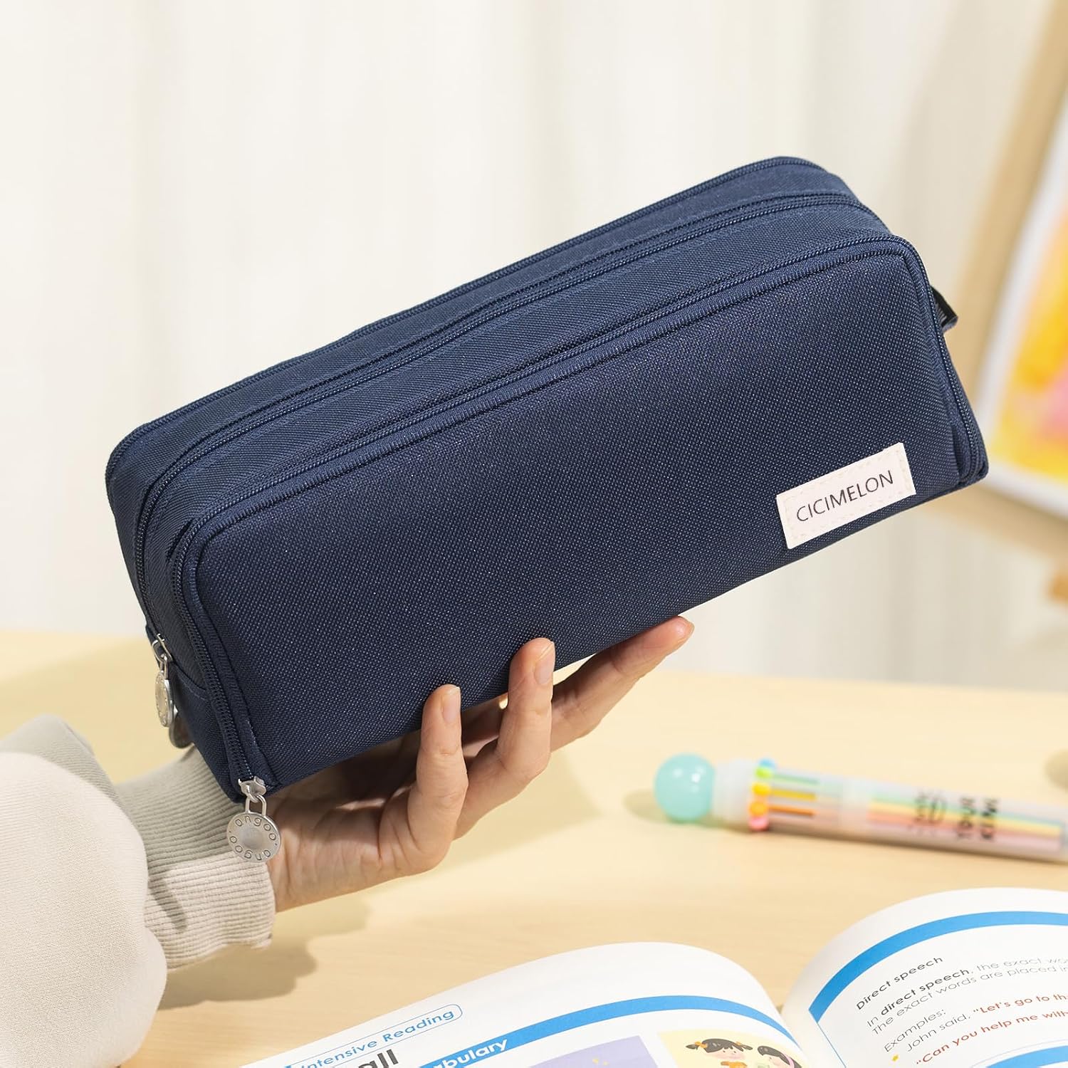 Detalle de CICIMELON Pencil Case, 3 Compartments