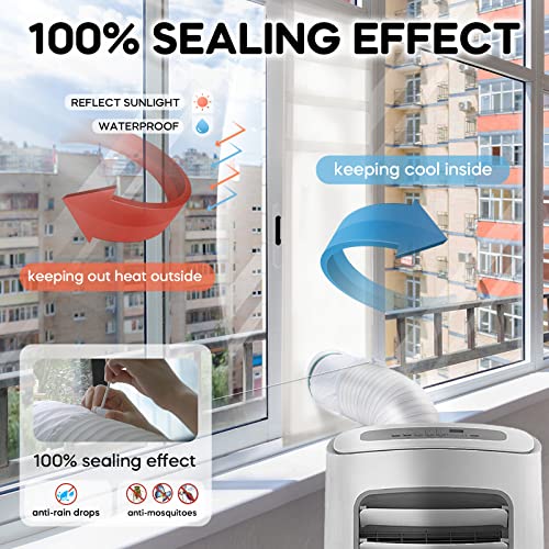 Thumbnail 1 de Loviga Sellado de Ventana Corredera para Secadora y Aire Acondicionado Portátil – Kit 25×102–162 cm