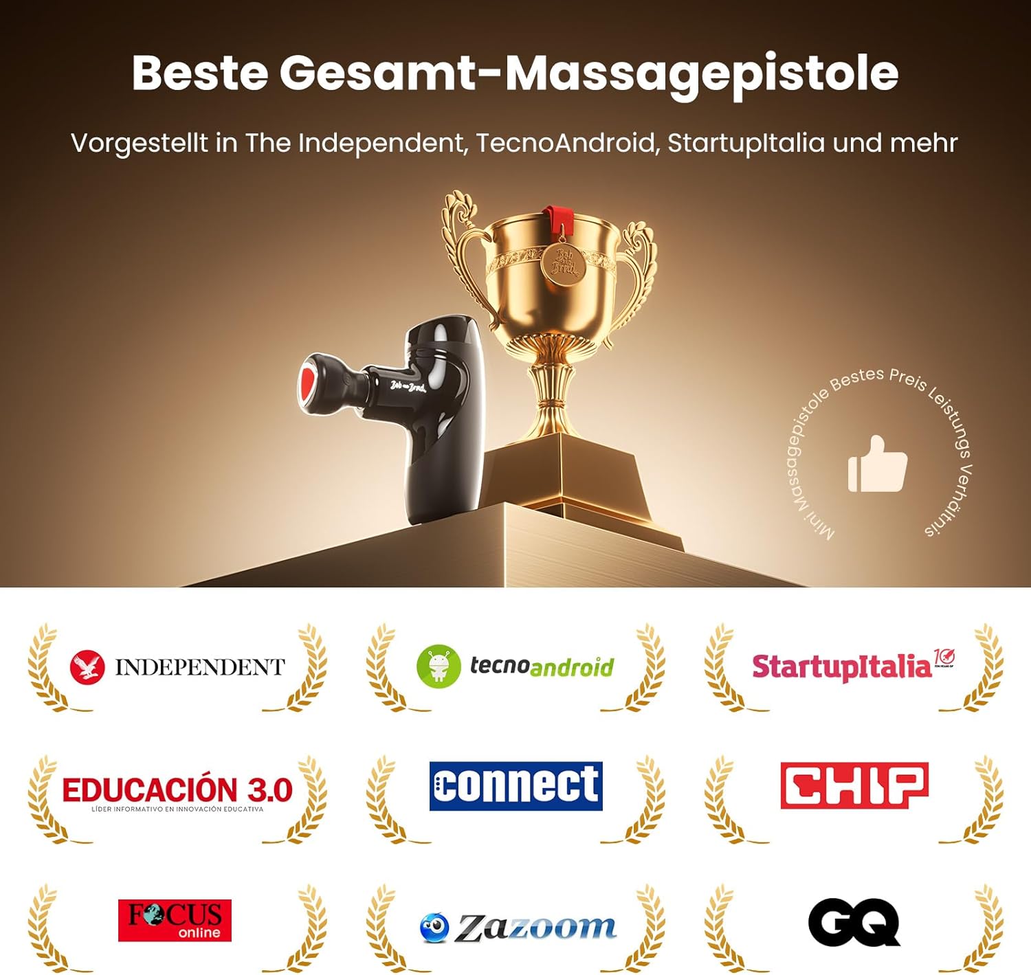Thumbnail 4 de Bob & Brad M7 Plus Massagepistole 9 mm 💆