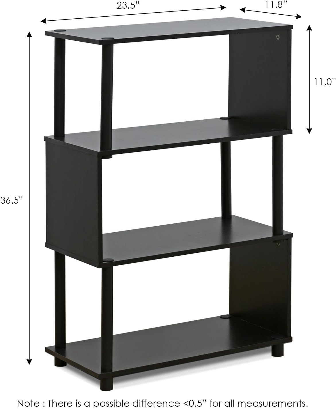 Thumbnail 2 de Furinno 3-Tier Flexi Libreria 3 scomparti 59,7 cm