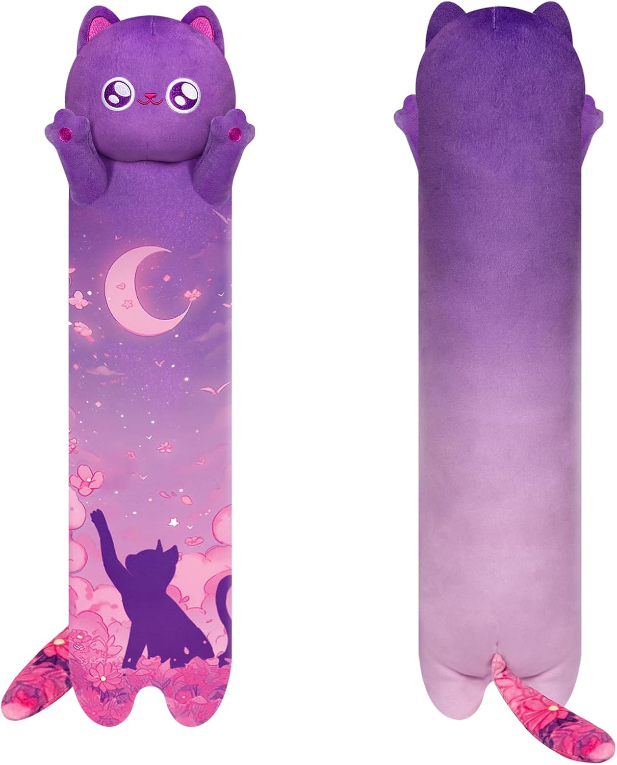 Detalle de Mewaii Pillow 50 cm – superweiches Katzen-Kuschelkissen zum Einkuscheln