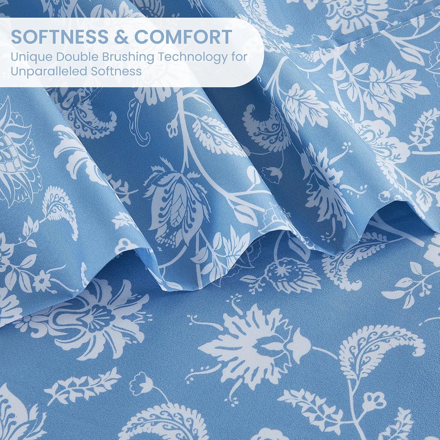 Detalle 2 de Mooreeke Queen Sheet Set, Microfiber