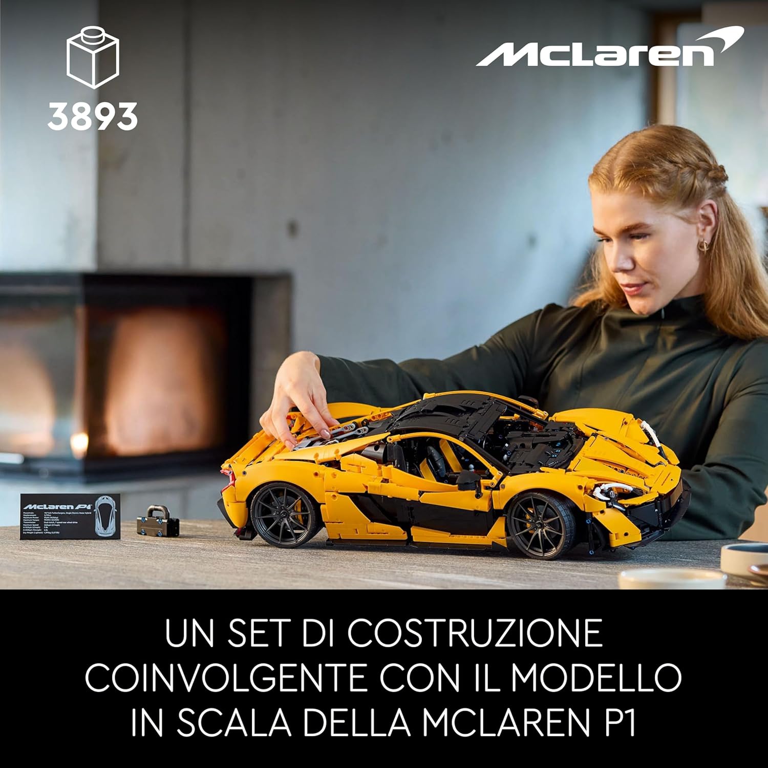 Thumbnail 1 de LEGO Technic McLaren P1 42172 — Modellino di auto sportiva da costruire per adulti