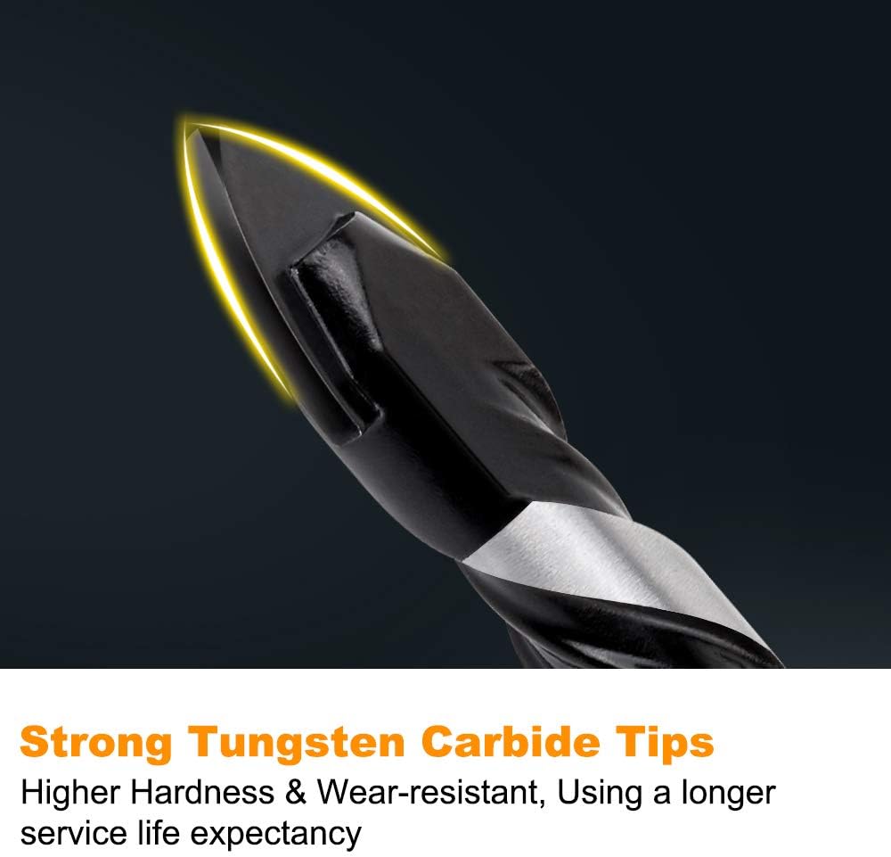 Thumbnail 3 de Camdios Glasbohrer-Set (5-tlg.) für Fliesen, Glas & Keramik – Bohrer 1/4" bis 1/2