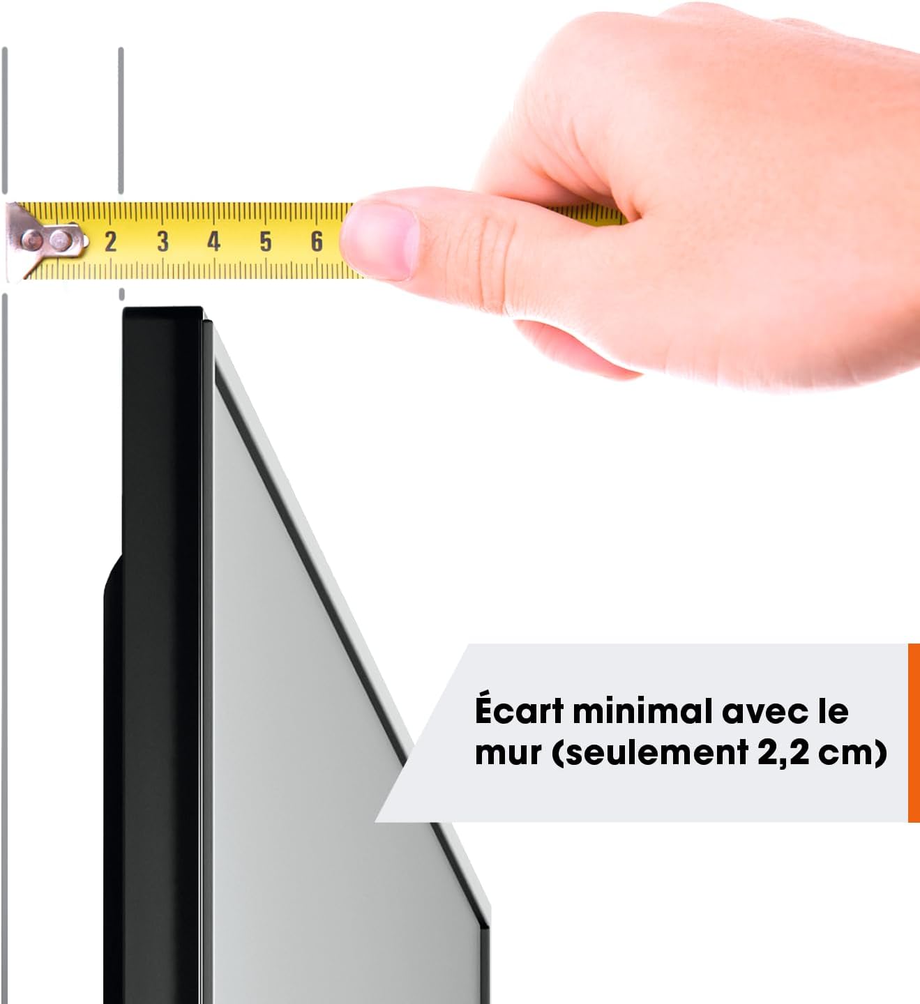 Thumbnail 2 de Vogel's TVM 1205: Support mural plat pour téléviseurs 19–50 pouces
