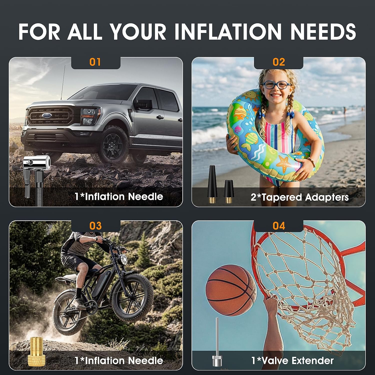 Thumbnail 6 de Digital Air Compressor Portable Tire Inflator 12V