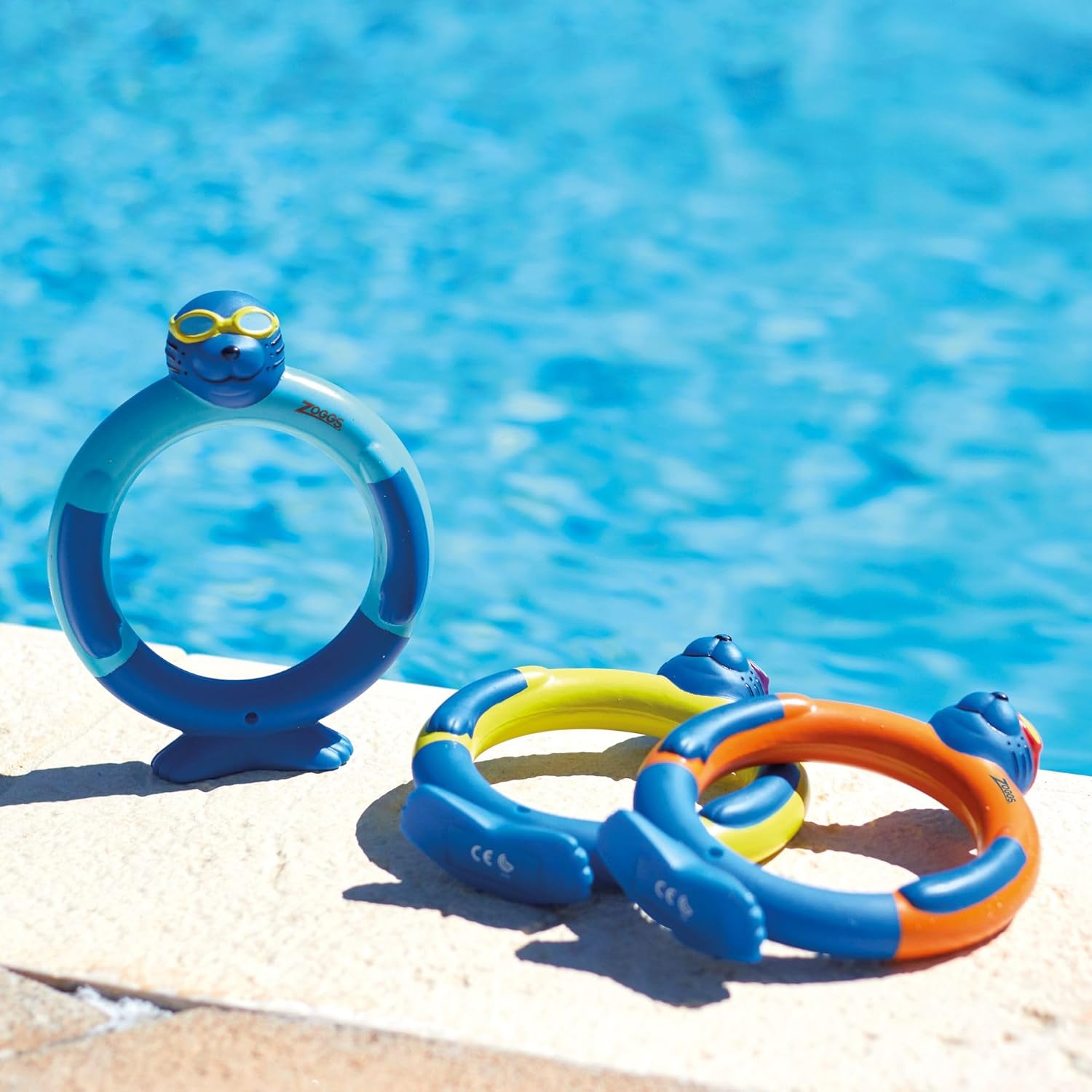 Detalle de Zoggs Zoggy Dive Rings – Pack de 3 pour enfants