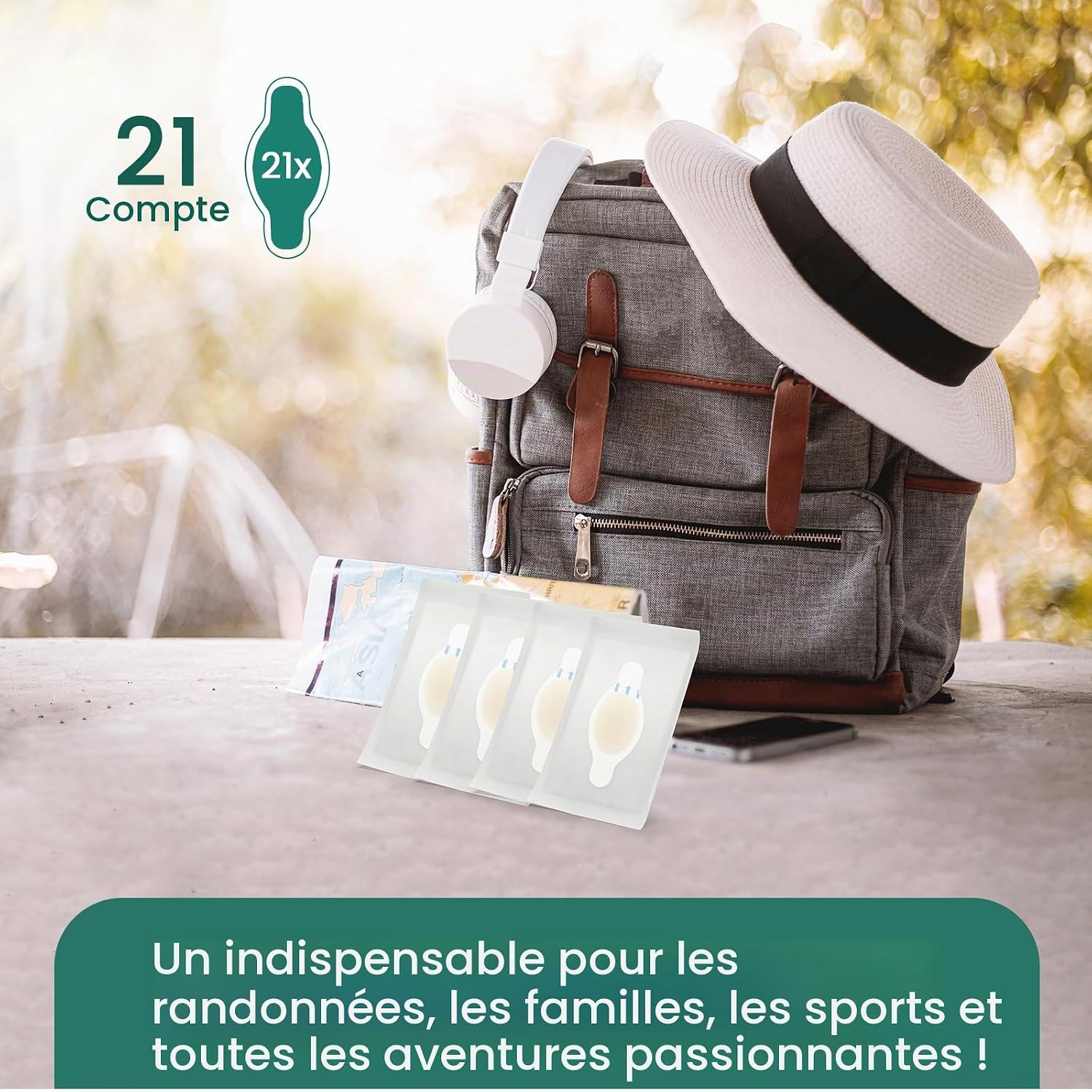 Detalle 2 de Welnove 20 pièces – Pansements pour ampoules au gel hydrocolloïde, coussinets invisibles pour talons, orteils et pieds