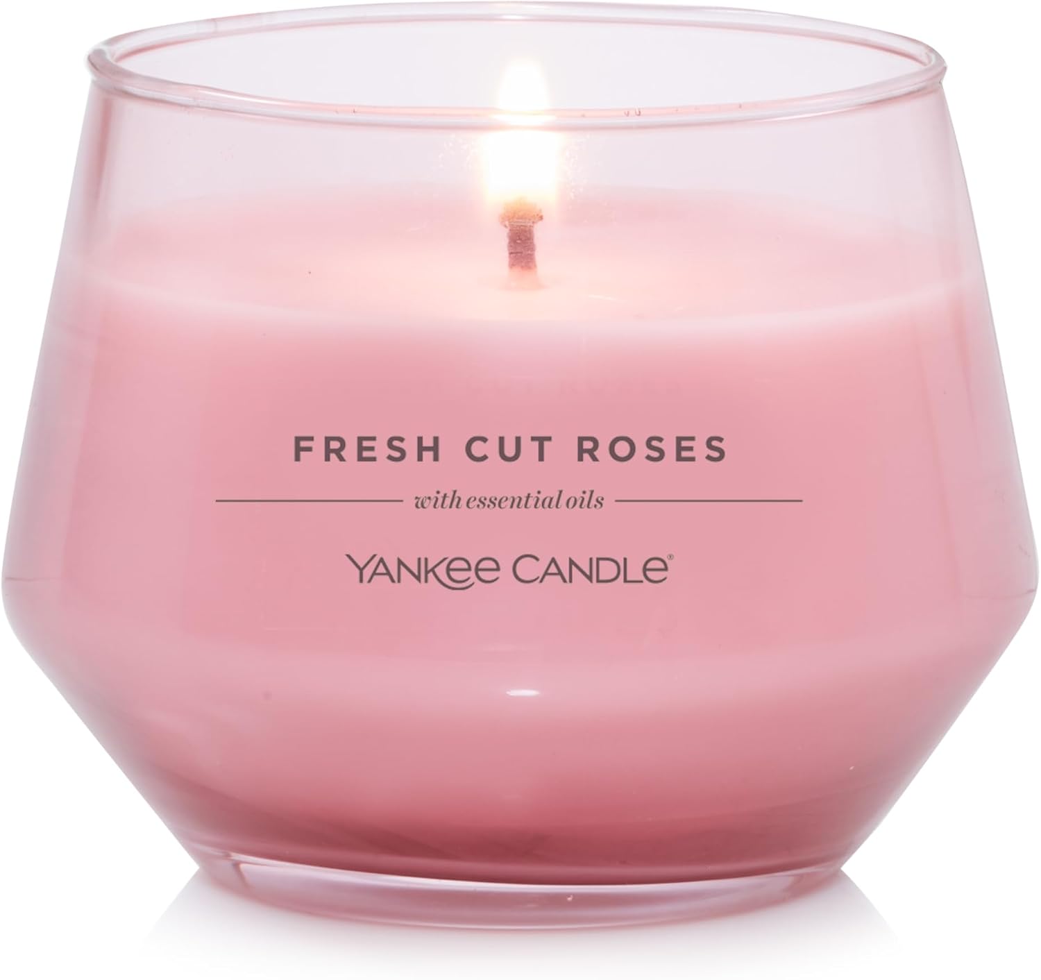 Bougie parfumée Yankee Candle Studio Fresh Cut Roses (40 à 65 h) : roses fraîches, ambiance soignée