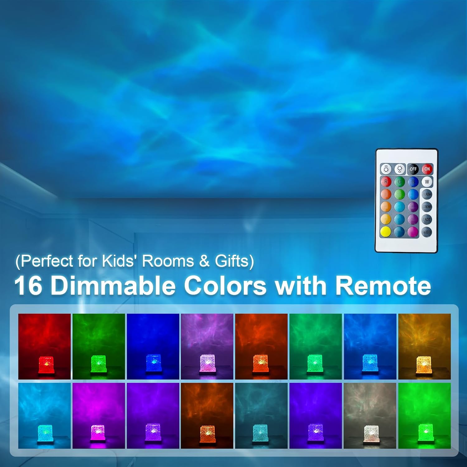 Thumbnail 1 de GY LED Sternenhimmel Projektor 16 Farben
