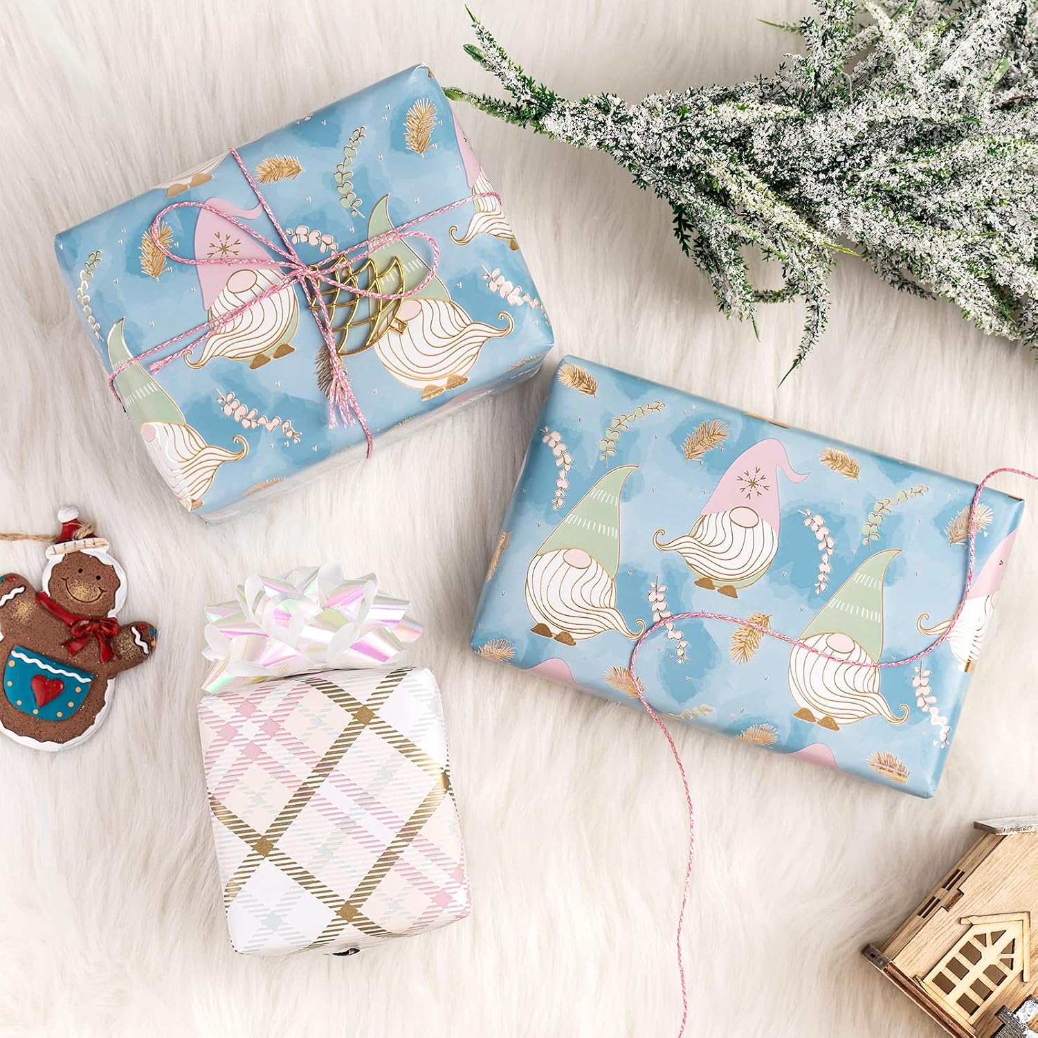 Thumbnail 5 de WRAPAHOLIC Christmas Wrapping Paper, 17-Inch