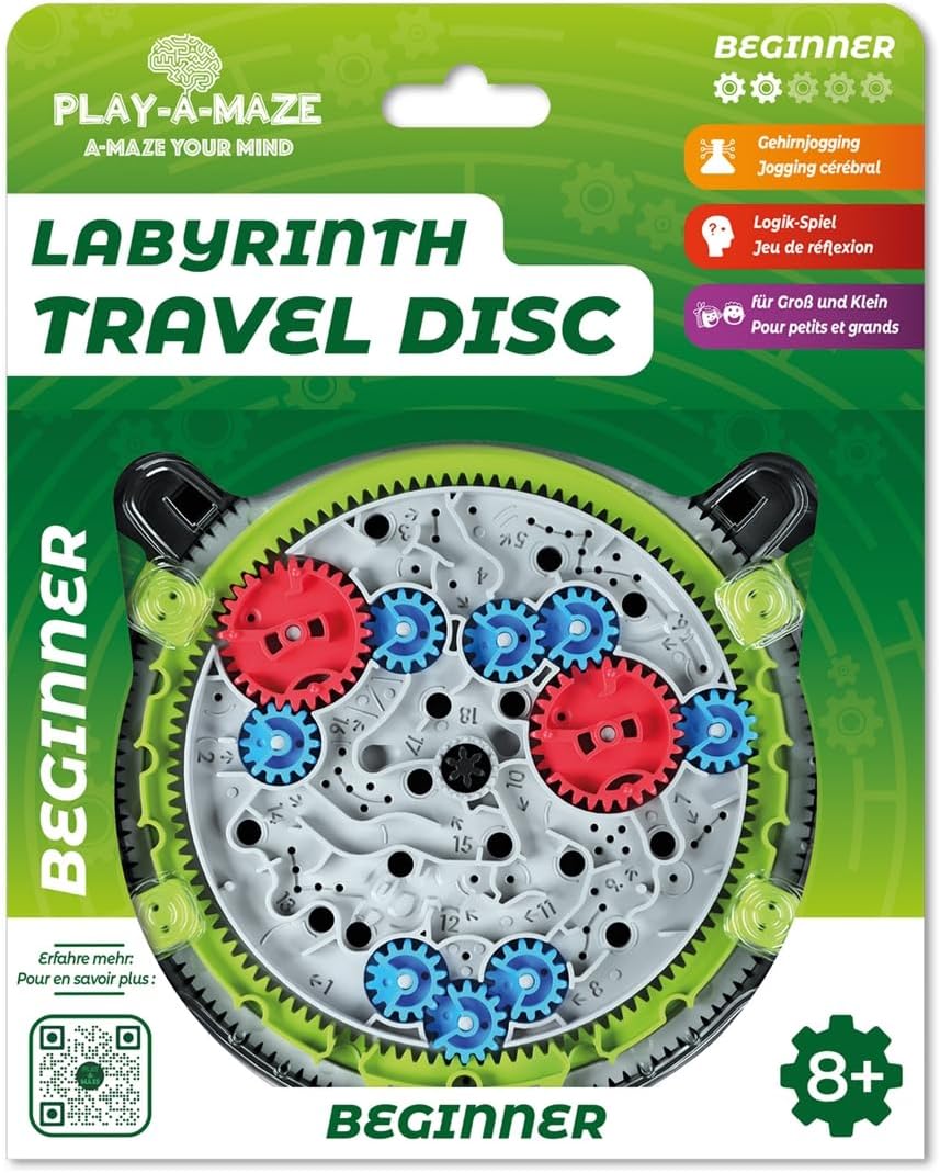 Detalle de Play-a-Maze 3115277 Kugellabyrinth Beginner – Travel-Disk für Anfänger ab 8 Jahren