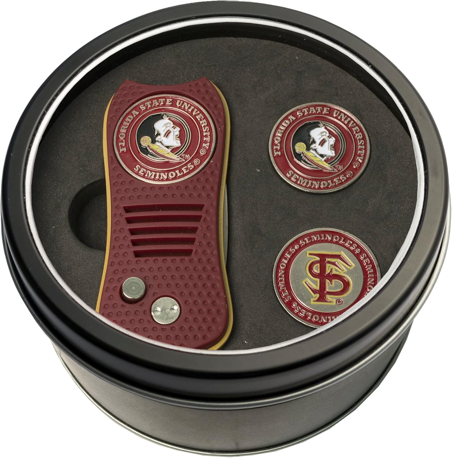 Detalle de Team Golf NCAA Switchblade Divot Tool Gift Set with Magnetic Ball Markers