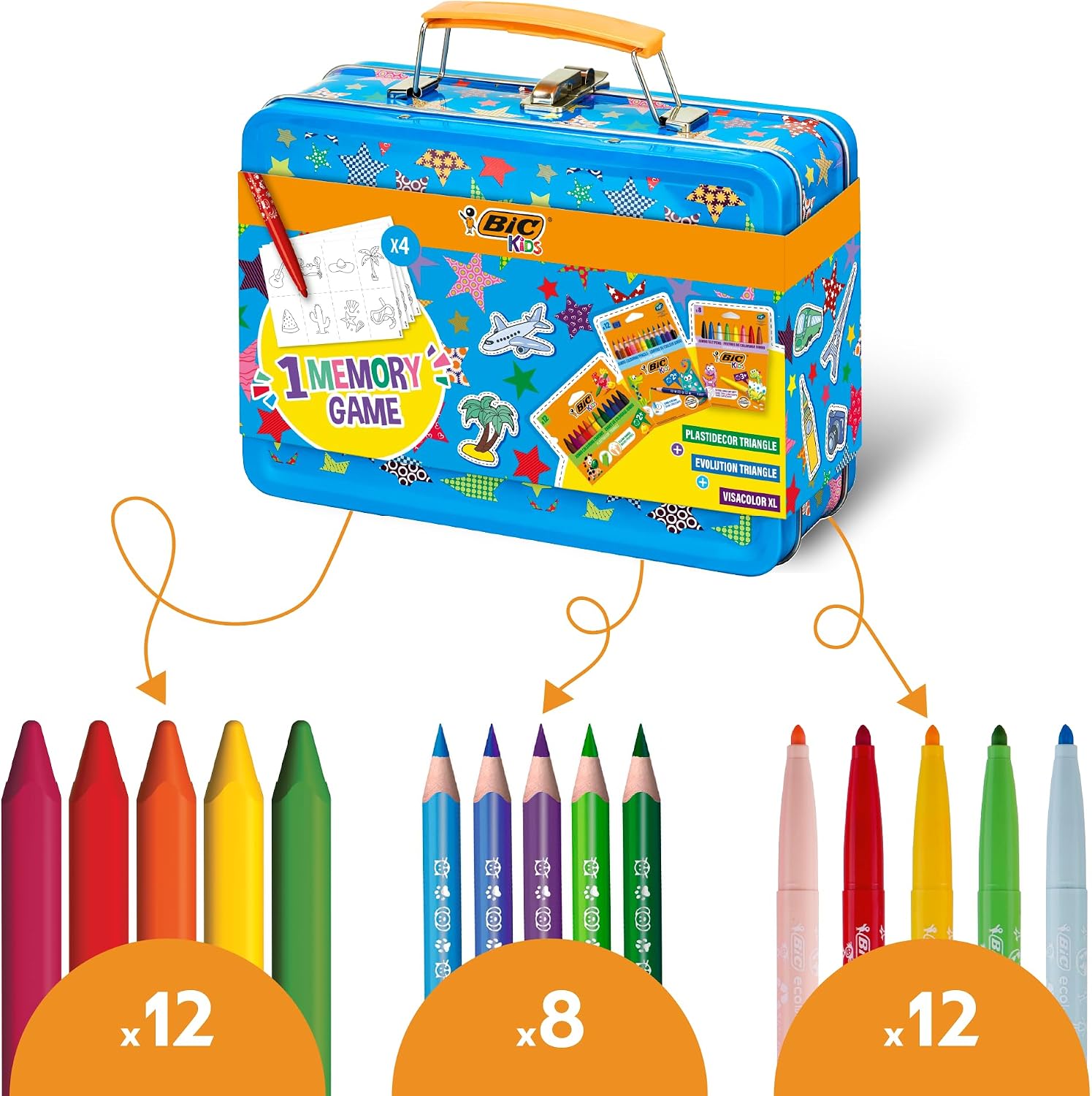 Thumbnail 2 de BIC Kids Memory Game Travel Case Maletín Educativo