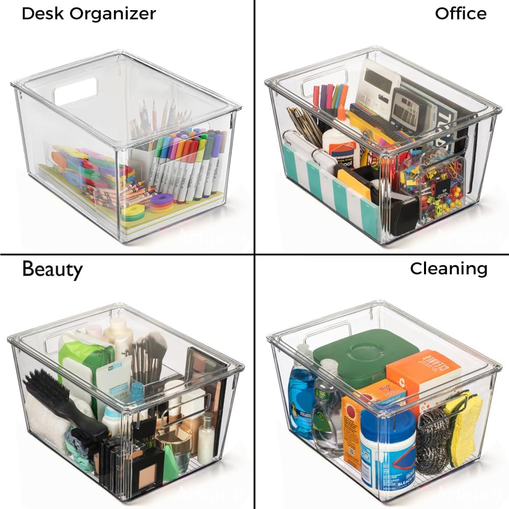 Thumbnail 4 de ClearSpace X-Large Plastic Storage Bins with Lids 🗂