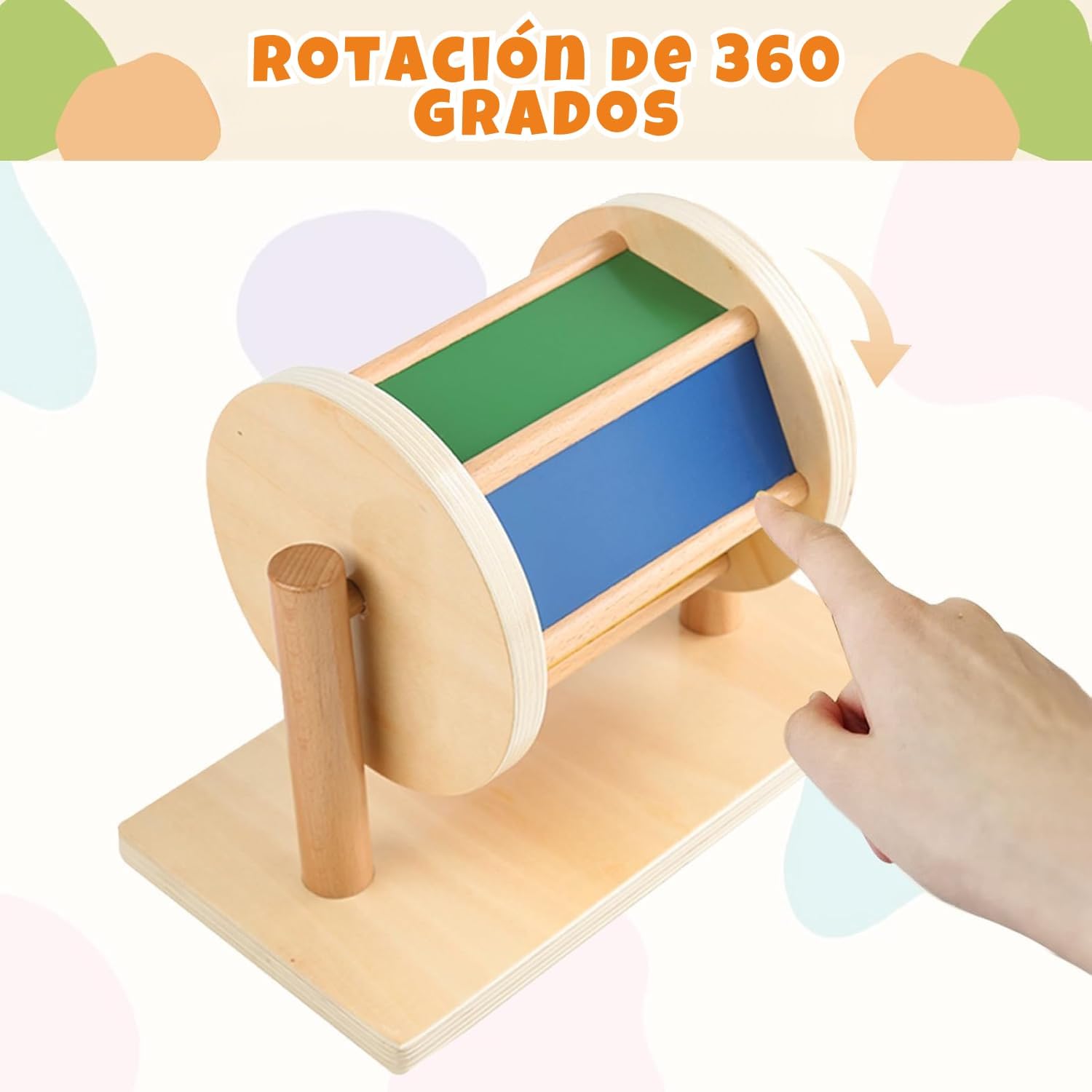 Thumbnail 6 de Montessori Baby Toys Play Kit with Mirror and Knob Puzzle