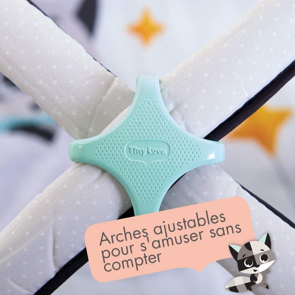 Thumbnail 1 de Tiny Love Black & White Tapis d'éveil 2-en-1 : 18 activités pour bébé dès la naissance